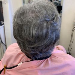 Vanity Hair Salon - The back of my head.