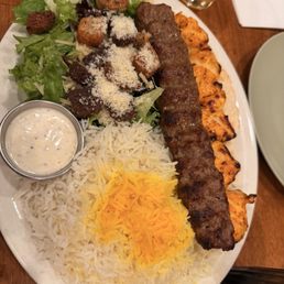 Chicken & Beef Lule Kabob Chicken & Beef Lule Kabob