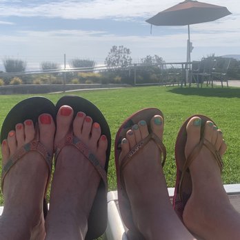 The Spa at The Cliffs - pedis kicking back - Day Spas Near Me - Pismo Beach, California The Spa at The Cliffs - pedis kicking back - Day Spas Near Me - Pismo Beach, California