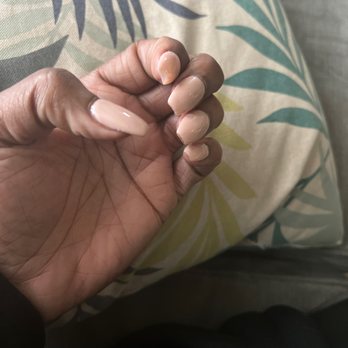 Coco Nails Spa - Simple coffin nails but Tanya ok her time and they turned out beautiful! Thanks Tanya see you in 3weeks :) - Nail Salons Near Me - Maplewood, Missouri
