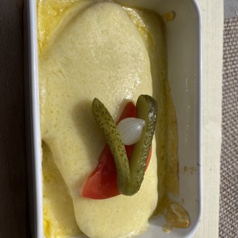 Les Remparts - Great hot cheese toast - in Gruyère you must have some cheese dishes - Swiss Food Near Me - Gruyères, FR Les Remparts - Great hot cheese toast - in Gruyère you must have some cheese dishes - Swiss Food Near Me - Gruyères, FR