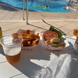Cinnamon Beach Grill - Light dinner by the pool.