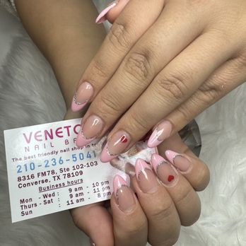 Veneto Nail Bar - Beautiful Nails love them thank you so much - Nail Salons Near Me - Converse, Texas