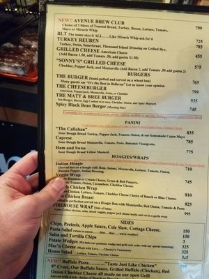 Menu photo 8 Avenue Brew Bellevue, KY