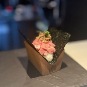 Matsunori Handroll Bar - Toro Mushroom Handroll - Sushi Bars Near Me - Queens, New York Matsunori Handroll Bar - Toro Mushroom Handroll - Sushi Bars Near Me - Queens, New York