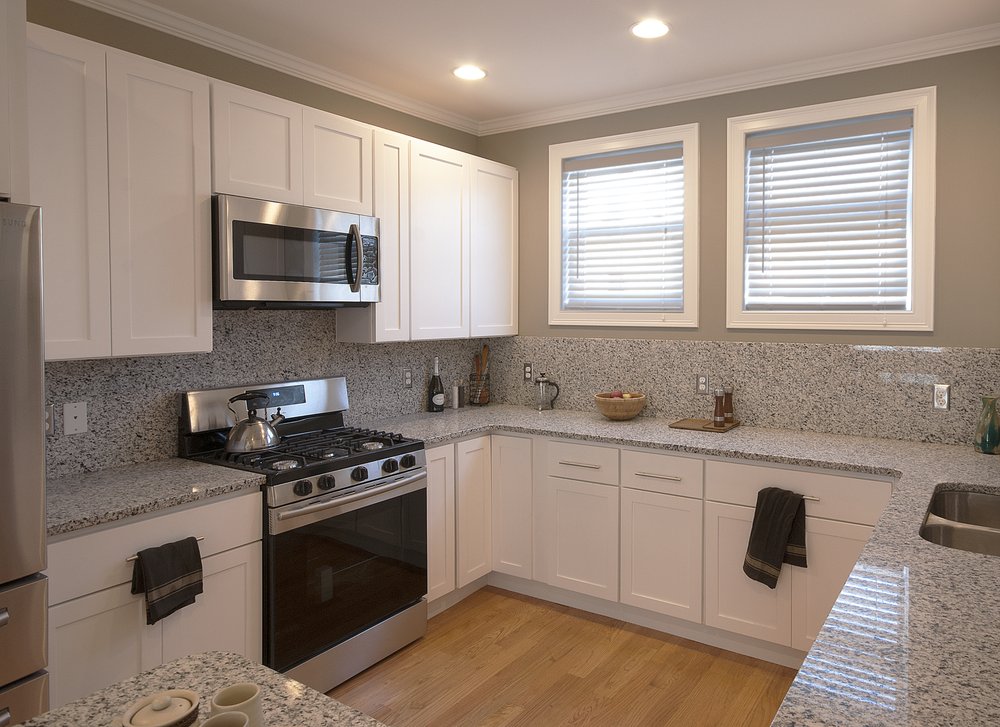 Sienna Shaker With Valle Nevado Granite Countertop Yelp