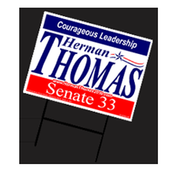 Think Big Image - Yard/Political Signs