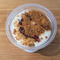 Wendy's - Top view of my cherry crumble vanilla frosty