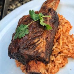 Edwin Mills by Equator - Dam good Short Rib with Risotto cooked 6 hours in Red Wine. So Dam Good