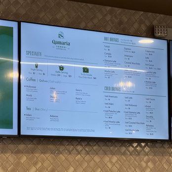 Qamaria Yemeni Coffee - Menu - Coffee & Tea Near Me - Durham, North Carolina Qamaria Yemeni Coffee - Menu - Coffee & Tea Near Me - Durham, North Carolina