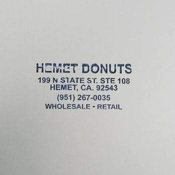 Hemet Donuts - Hemet Donuts Located across from The Hemet Car Wash Depot - Donuts Near Me - Hemet, California Hemet Donuts - Hemet Donuts Located across from The Hemet Car Wash Depot - Donuts Near Me - Hemet, California