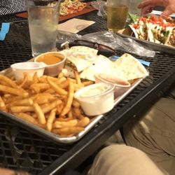East Coast Wings + Grill - Full tray of regular fries- compare to upchatged sweet potato fries