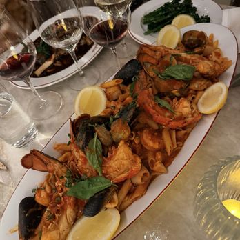 Luchini Italian Restaurant - Seafood diavola is delicious - Italian Near Me - Las Vegas, Nevada