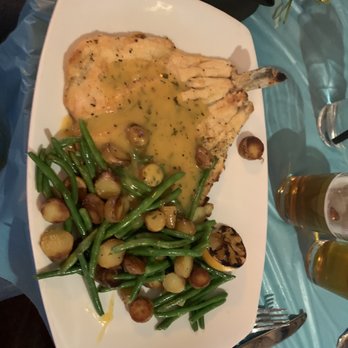 V's Taproom - Trout with sauce - New American Near Me - Peoria, Arizona