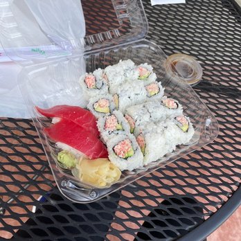 Kanpai Sushi - Two California Rolls and Tuna Roll - Sushi Bars Near Me - Dublin, California Kanpai Sushi - Two California Rolls and Tuna Roll - Sushi Bars Near Me - Dublin, California