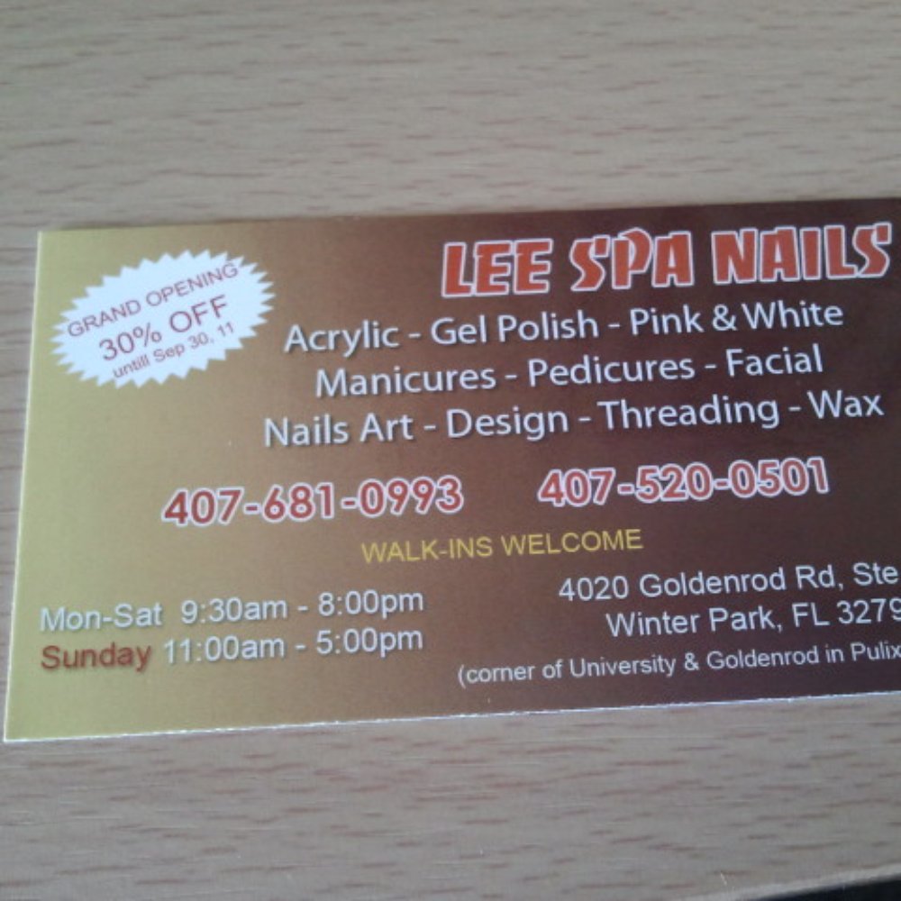 Lee Spa Nails - Nail Salons Near Me - Winter Park, Florida Lee Spa Nails - Nail Salons Near Me - Winter Park, Florida