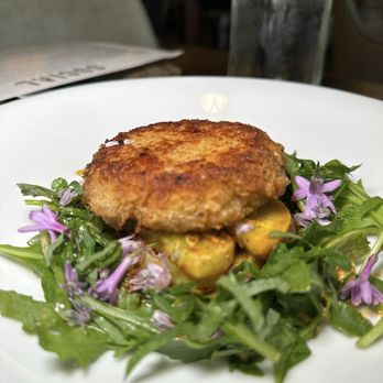 Social - Lobster and Dungeness crab cake - New American Near Me - Costa Mesa, California