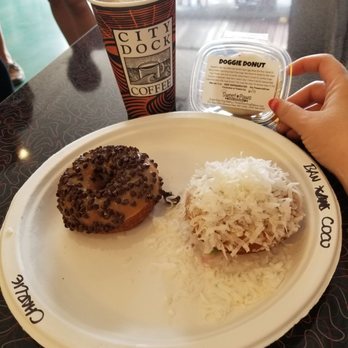 Sandy Pony Donuts - Fresh doughnuts and supporting other local businesses with the City Dock coffee and Sweet Paws doggie donut. - Donuts Near Me - Annapolis, Maryland