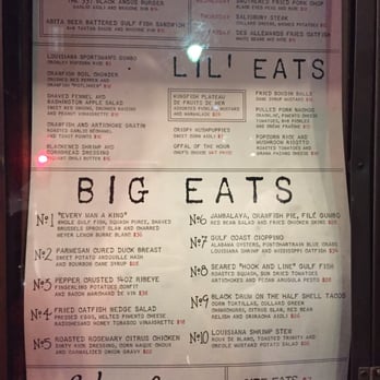 Kingfish Kitchen & Cocktails - Menu - Cajun/Creole Near Me - New Orleans, Louisiana