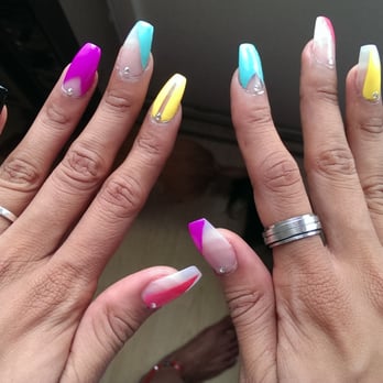 Sun Nails - I went in yesterday for my first time & they were absolutely amazing I took in a design from the internet & lily made it happen. - Nail Salons Near Me - Los Angeles, California Sun Nails - I went in yesterday for my first time & they were absolutely amazing I took in a design from the internet & lily made it happen. - Nail Salons Near Me - Los Angeles, California