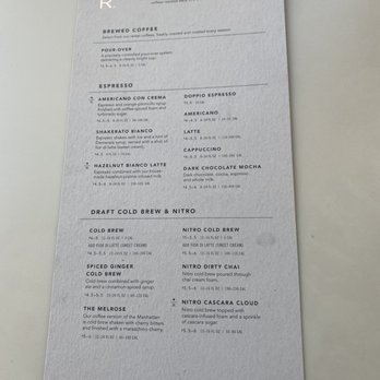 Starbucks - Reserve Menu - Coffee & Tea Near Me - Palm Springs, California Starbucks - Reserve Menu - Coffee & Tea Near Me - Palm Springs, California