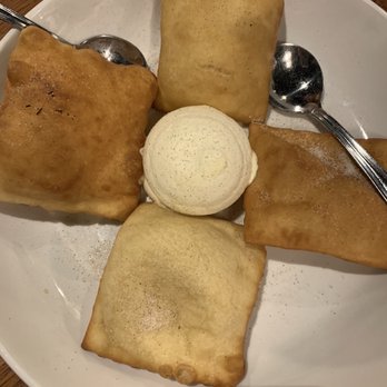 Los Compadres Cantina - Sopapillas with ice cream and honey - Tex-Mex Near Me - Roanoke, Texas