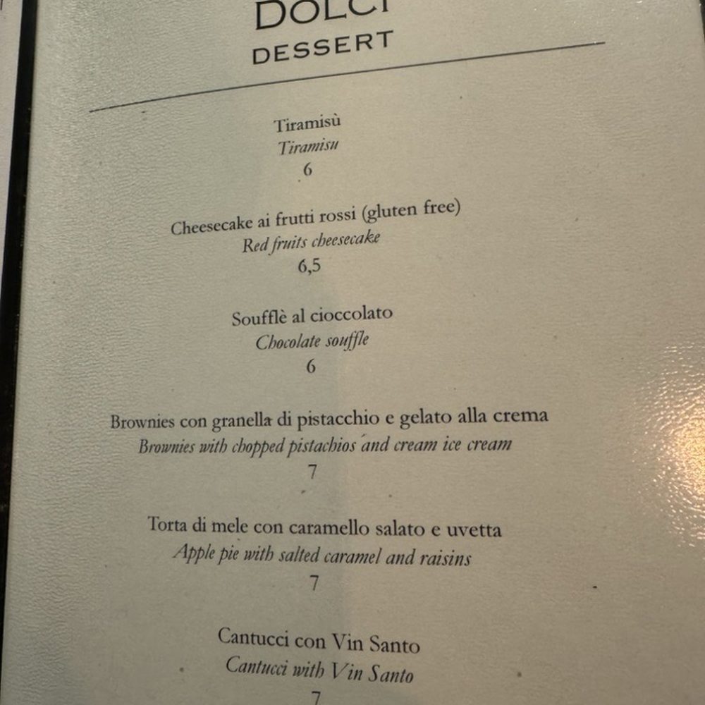 Murales Bistro' - Dessert menu - Bistros Near Me - Florence, FI Murales Bistro' - Dessert menu - Bistros Near Me - Florence, FI