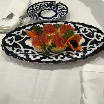 Rus Uz - Arlington - Caviar on puff pastry - Russian Near Me - Arlington, Virginia Rus Uz - Arlington - Caviar on puff pastry - Russian Near Me - Arlington, Virginia