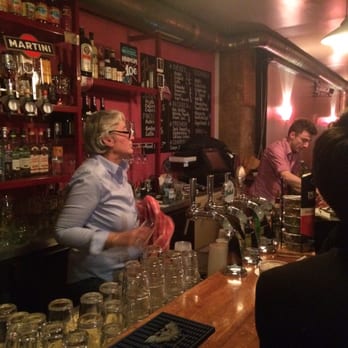 Chez Marie - The awesome bartender/possible owner? She is the sweetest! - Bars Near Me - Paris, 75
