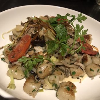 Cattivella - Rabbit gnocchi. Assorted muchrooms and springs with roasted tomatoes and a rabbit sauce in the bottom. - Italian Near Me - Denver, Colorado Cattivella - Rabbit gnocchi. Assorted muchrooms and springs with roasted tomatoes and a rabbit sauce in the bottom. - Italian Near Me - Denver, Colorado