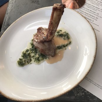 A'Bouzy - Lamb lollipop - Champagne Bars Near Me - Houston, Texas