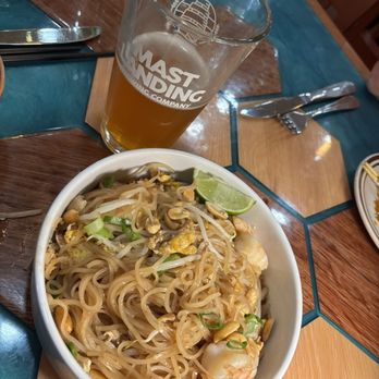Sakura Harbour - Shrimp Pad Thai - Pan Asian Near Me - Searsport, Maine Sakura Harbour - Shrimp Pad Thai - Pan Asian Near Me - Searsport, Maine