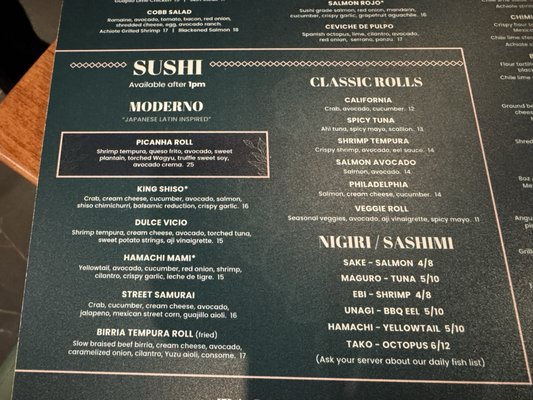 Menu photo 7 Selva Rosa Maitland, FL