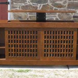Strictly Mission - TV cabinet with lift (TV not installed)