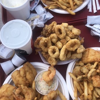 Brown's Seabrook Lobster Pound - Haddock and shrimp plate, seafood platter with lobster, calamari, clam chowder, lobster bisque. - Seafood Near Me - Seabrook, New Hampshire Brown's Seabrook Lobster Pound - Haddock and shrimp plate, seafood platter with lobster, calamari, clam chowder, lobster bisque. - Seafood Near Me - Seabrook, New Hampshire