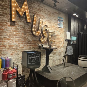 Muse Paintbar - Tribeca - Front instructor stage - Paint & Sip Near Me - New York, New York