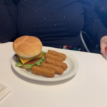 Delite's - Delite burger with cheese sticks - Greek Near Me - Maysville, Kentucky Delite's - Delite burger with cheese sticks - Greek Near Me - Maysville, Kentucky