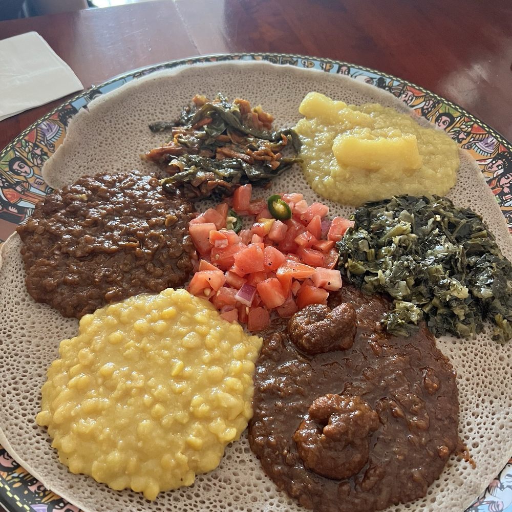 Ethiopic - Vegetarian Sampler For Two - Ethiopian Near Me - Washington, DC, District of Columbia