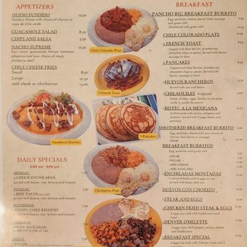 El Zarape - Menu - Mexican Near Me - Denver, Colorado