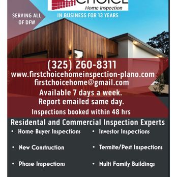 First Choice Home Inspection - Home Inspectors Near Me First Choice Home Inspection - Home Inspectors Near Me