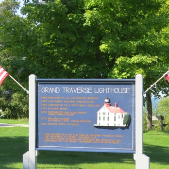 Grand Traverse Lighthouse - Main Sign - Landmarks & Historical Buildings Near Me - Northport, Michigan Grand Traverse Lighthouse - Main Sign - Landmarks & Historical Buildings Near Me - Northport, Michigan