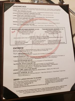 Menu photo 3 Opus 9 Steakhouse Williamsburg, VA Menu photo 3 Opus 9 Steakhouse Williamsburg, VA
