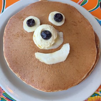 The Omelettry - While grain pancakes with berries - American Near Me - Austin, Texas The Omelettry - While grain pancakes with berries - American Near Me - Austin, Texas