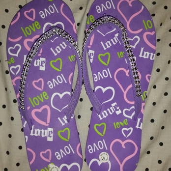 Carnation Nails - The sandals they sell for $2. They're actually quite comfy. - Nail Salons Near Me - Tarzana, California