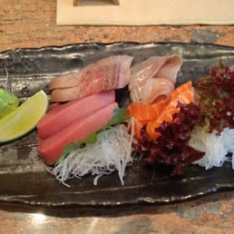 Sashimi & tempura set (£18 at lunch time)