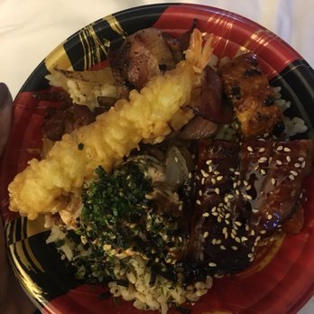 Local Boy Sushi - LBS special with shrimp tempura, eel, smoked meat - Japanese Near Me - Kaneohe, Hawaii Local Boy Sushi - LBS special with shrimp tempura, eel, smoked meat - Japanese Near Me - Kaneohe, Hawaii