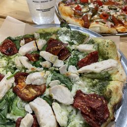 Nat pizza  Hot honey pepperoni pizza