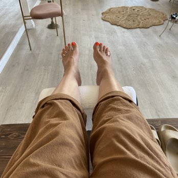 Sage Organic Nail Spa - Breezy space/neon toes - Nail Salons Near Me - Los Angeles, California Sage Organic Nail Spa - Breezy space/neon toes - Nail Salons Near Me - Los Angeles, California