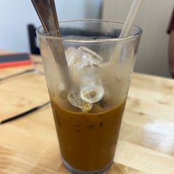 Van Vietnamese Cuisine - Almost gone! Vietnamese ice coffee.