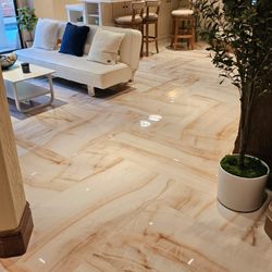 Kz Tile and Stone - Livingroom tile installation